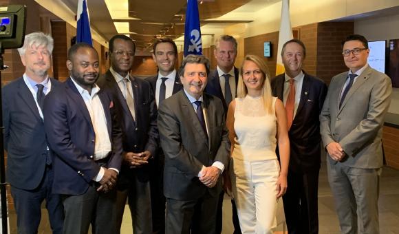 Les regroupements des Chambres de commerce francophones et leurs partenaires  après la signature du Protocole d'entente