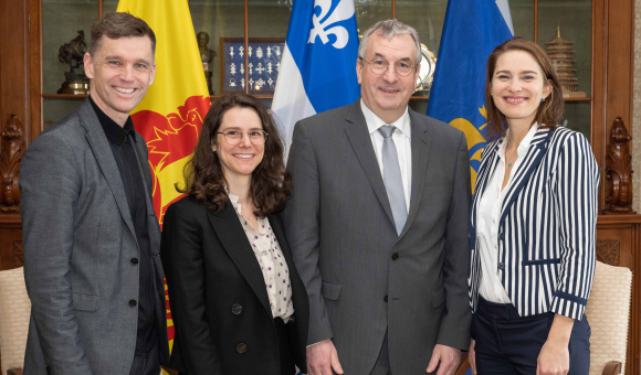 Rencontre avec M. Marchand, marie de Québec / © Ville de Québec - Sylvain Legaré