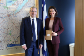 Rencontre avec Mme Geneviève Guilbeault, Vice-première ministre du Québec /© Délégation générale Wallonie-Bruxelles au Québec